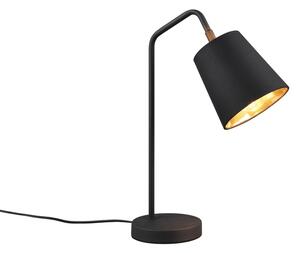 Stolní lampa BUDDY černá/zlatá