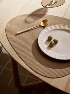 LIND DNA Prostírání Curve Dinner - Corduroy Nougat LND224