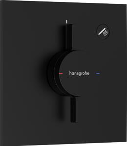 Hansgrohe DuoTurn E, baterie pod omítku pro 1 spotřebič, černá matná, HAN-75617670