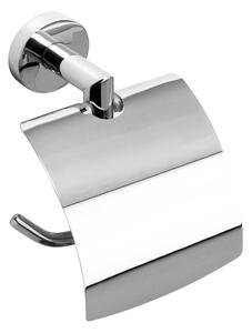 Mosazný držák na toaletní papír ve stříbrné barvě Sapho X-Round