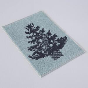Kuchyňský ručník Veba ZARA Vánoční stromeček modrošedá Velikost: 35x50 cm