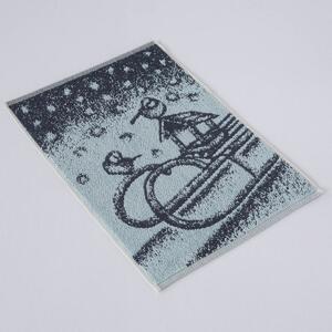 Kuchyňský ručník Veba ZARA Sáňky modrošedá Velikost: 35x50 cm