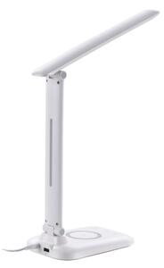 Immax 09107L - LED Stm stolní lampa s bez nabíjením QI LUMI LED/7W/230V bílá