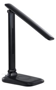 Immax 09106L - LED Stm stolní lampa s bez nabíjením QI LUMI LED/7W/230V černá