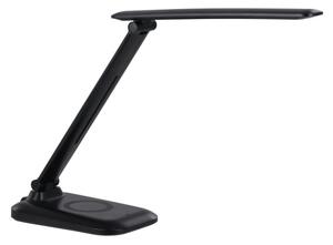 Immax 09106L - LED Stm stolní lampa s bez nabíjením QI LUMI LED/7W/230V černá