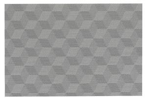 Plastové prostírání CUBES šedá