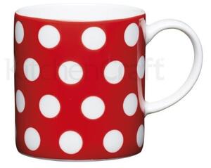 Šálek na espresso Kitchen Craft Porcelain - Red Polka Dot