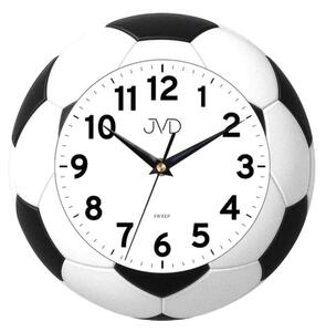 JVD Dětské nástěnné netikající tiché hodiny JVD HJ119 - FOTBALOVÝ MÍČ ( )