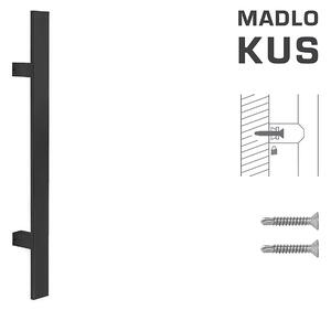 DVEŘNÍ MADLO MP kód K41S 40x10 mm ST - ks (BS - Černá matná), Délka 600 mm400 mm40x10 mm, MP BS (černá mat)