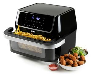 DOMO DO544FR horkovzdušná rodinná fritéza s průzorem, 10 l