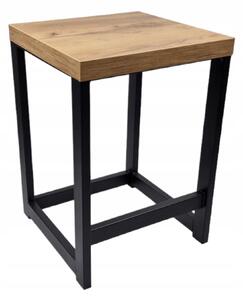 Taburet forM Deco Home černý 47,5 cm