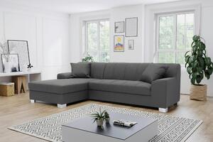 ROHOVÁ SEDAČKA, textil, šedá MID.YOU - Sedací soupravy, Online Only