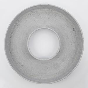Svícen The Ring Grey Polystone 45 cm