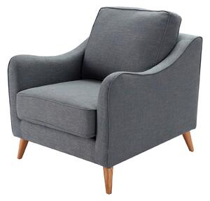 Křeslo Venuste denim blue/brown