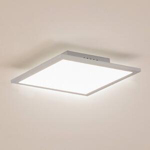 Lindby LED panel Enhife, bílý, 30 x 30 cm, kov, 4 000 K