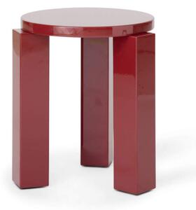 New Works Stolička Atlas Round, burgundy