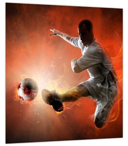 Obraz - Fotbalista (30x30 cm)