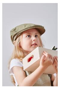 Zelená dětská zástěra s čepicí Flexa Play Shopkeeper’s Costume
