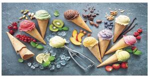 Witpol PLÁŽOVÁ OSUŠKA Z MIKROVLÁKNÁ ICE CREAM2 100X180 CM VZOROVANÁ