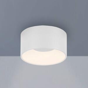 JUST LIGHT. GmbH Stropní LED svítidlo Tanika, bílé, Ø 16 cm, stmívatelné, stmívatelný, Bílá / opál, Obývací pokoj / jídelna, Keramika, Moderní