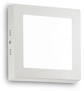 Ideal Lux LED nástěnné svítidlo Universal, bílé, hliník, 17x17 cm