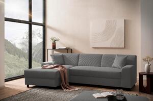 ROHOVÁ SEDAČKA, textil, šedá MID.YOU - Sedací soupravy, Online Only