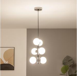 Brilagi - LED Lustr na lanku MILLA 6xG9/3W/230V černý chrom/bílá