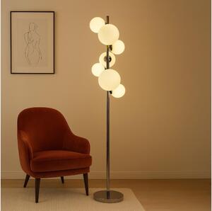 Brilagi - LED Stojací lampa MILLA 7xG9/3W/230V černý chrom/bílá