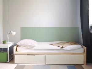 FUGU Ochrana zdi za postel světle zelená - LIGHT GREEN