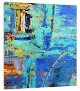 Obraz - Abstraktní olejomalba (30x30 cm)