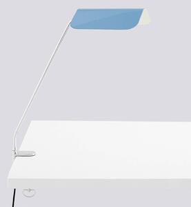 HAY Svítidlo Apex s klipem, pastelově modré, výška 43 cm, E14, ocel, Modrá, Pracovna / kancelář, kov, Design