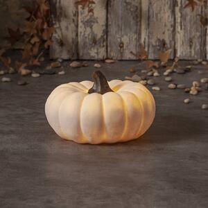 LED světlo na terasu Sandy Pumpkin, Ø 20,5 cm, bílá baterie