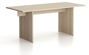 Stůl single SOLID, 1800 x 800 x 743 mm, dub přírodní