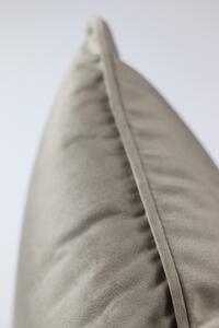 Sametový povlak na polštář taupe