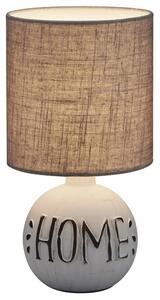 Stolní lampa ESNA 1 šedá/cappucino