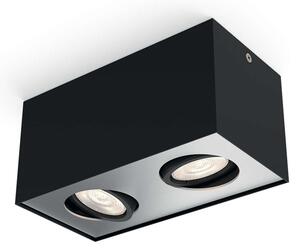 50492/30/P0 Box stropní bodové LED svítidlo 2x4,5W 1000lm 2200-2700K IP20 WarmGlow, černé