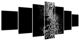 Obraz - Portrét leoparda (210x100 cm)