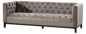Pohovka Velvet Elite grey, 3-m