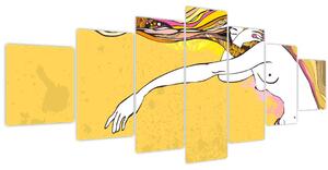 Obraz - Dívka (210x100 cm)