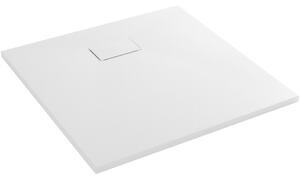CERANO - Sprchová vanička čtvercová Gusto - bílá matná - 80x80 cm