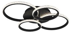 Trio Leuchten R67364132 CIRES - Stropní lustr stmívatelný klasickým vypínačem, LED 27W, 4000K, 3400lm, 65 x 49cm (Moderní stropní lustr s přirozenou barvou světla 4000K)