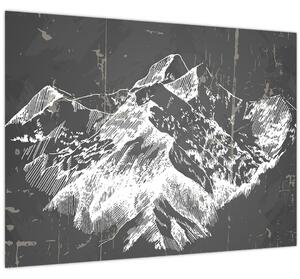 Obraz - Ilustrace hor (70x50 cm)