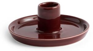 Kameninový svícen Disc S Chestnut brown