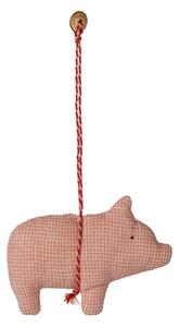 Závěsná vánoční ozdoba Pig / Checker Rose