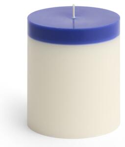 Svíčka Silo Ivory / Royal Blue 11 cm