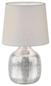 Stolní lampa MISTY bílá/stříbrná