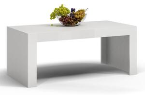Konferenční stolek DEMO bílá/bílá lesk (120 x 60) cm