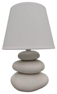 Stolní lampa EVELINA béžová/hnědá
