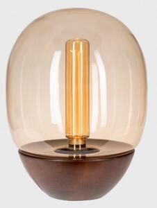 4concepts Designová stolní lampa SFERICO GOLD Barva: Tmavé dřevo