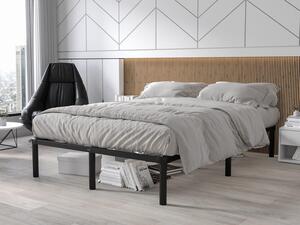 Kovová postel s roštem Izaur I, Rozměr postele: 180x200, Barva: černá Mirjan24 5903211273834